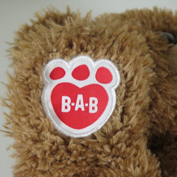 Build A Bear Plush Teddy with Heart Patch & Patterned Paws 2020 Stuffed Animal - Picture 8 of 13